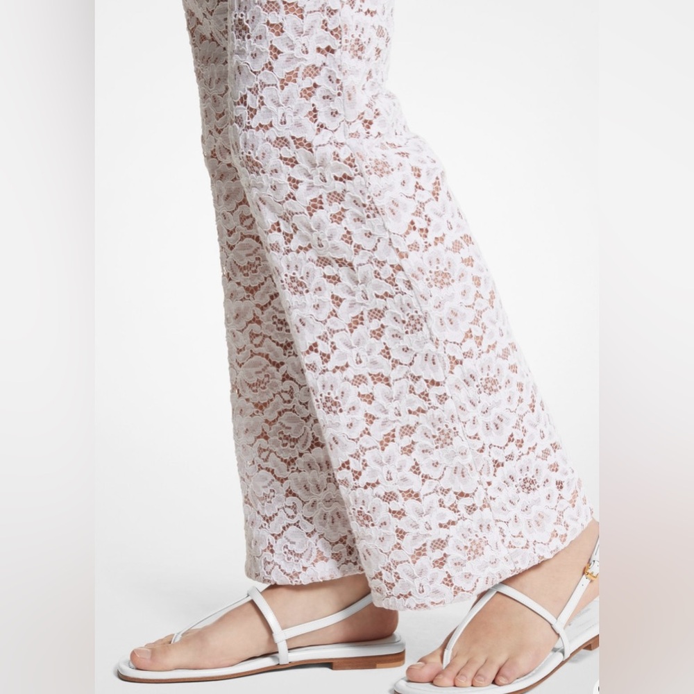 White Strappy Sandals with Gold Buckle